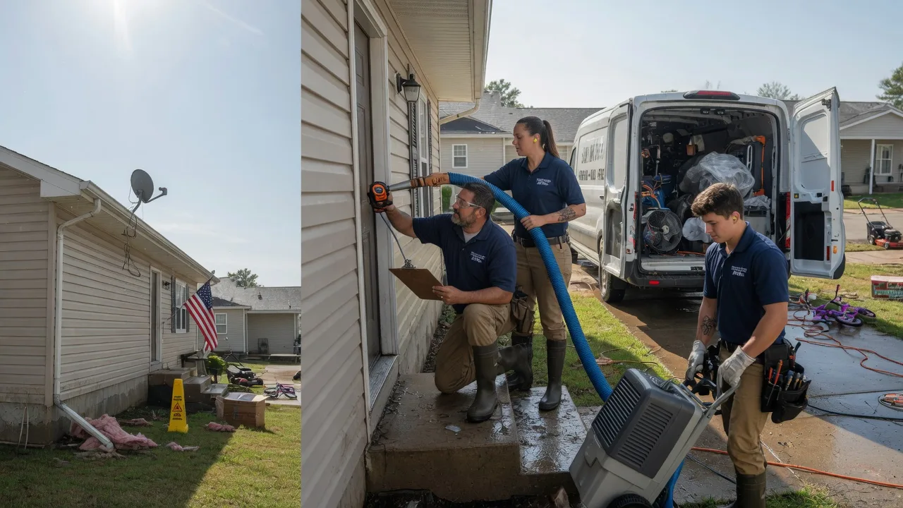Ceiling Water Damage Restoration in Clarksburg, MO near me